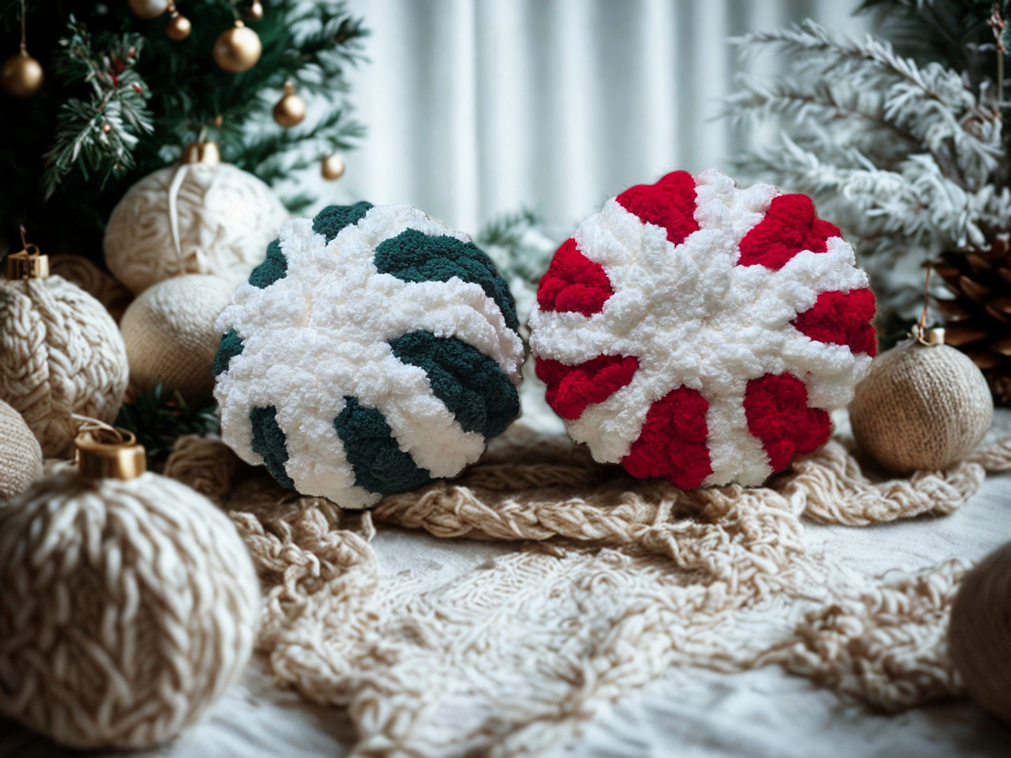 Peppermint Candy Plushies
